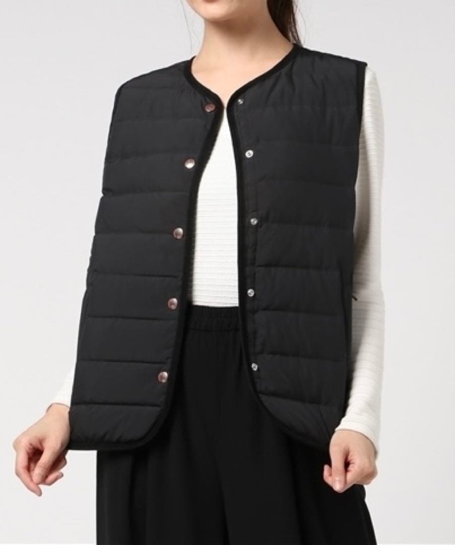 美品　Vincent et Mireille ステッチレスダウンベスト　36