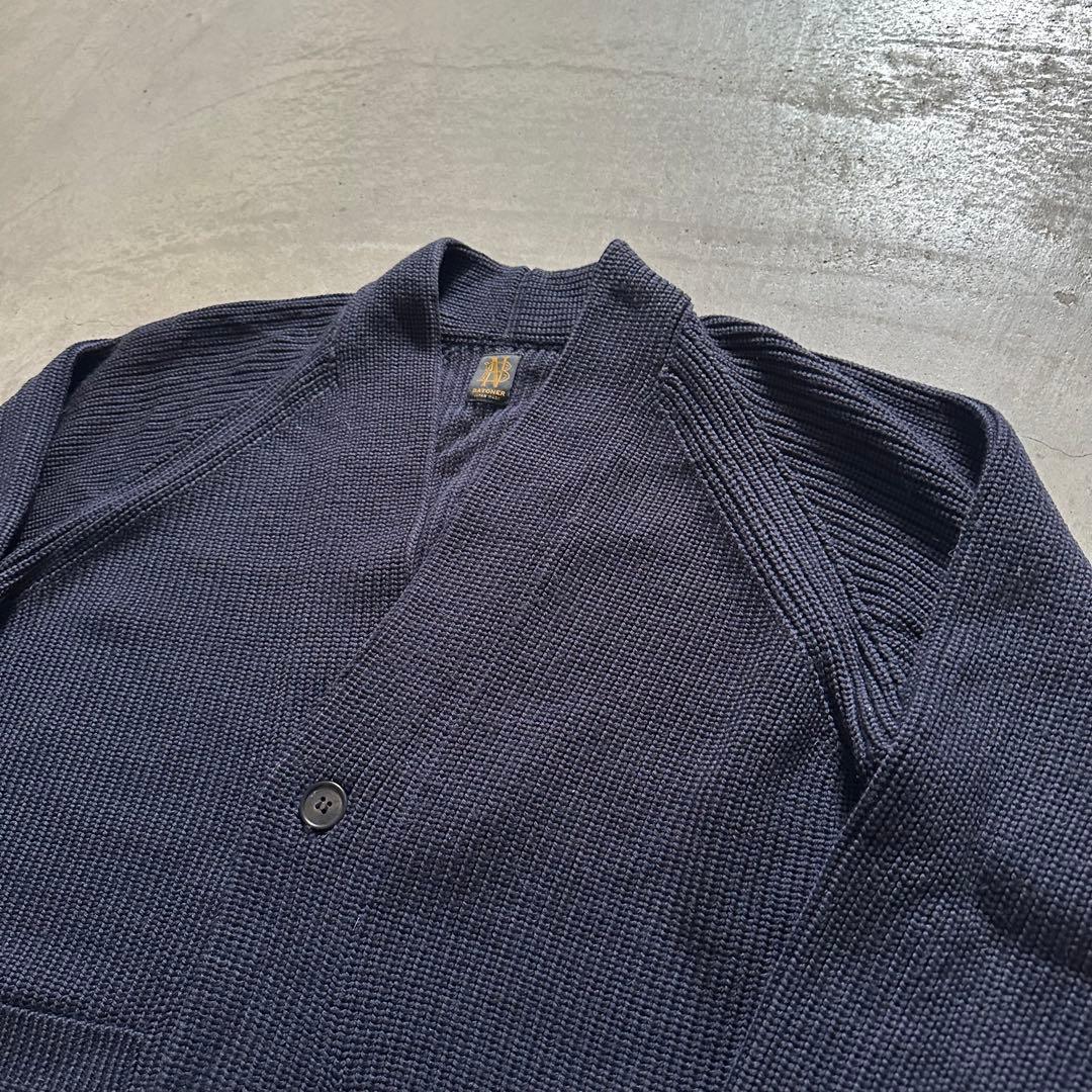 BATONER（バトナー）シグネチャー 1B カーディガン ニット ネイビー美品