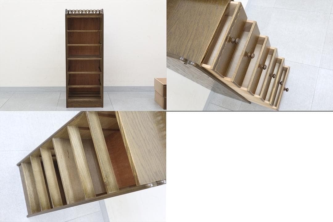 1 パリの雑貨屋 F-12 チェスト6 6段チェスト 小引出 天然木 小物収納