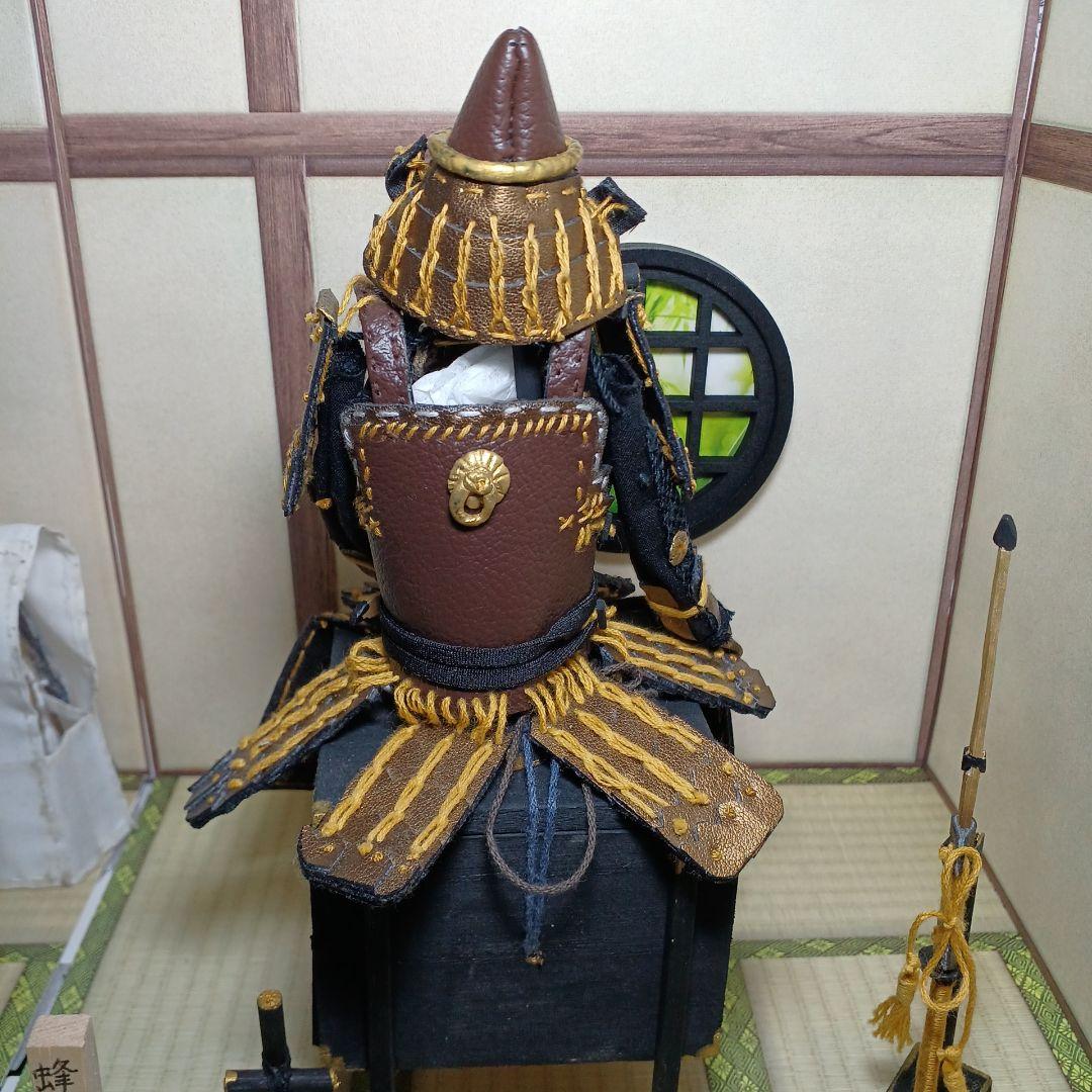 戦国武将（蜂須賀至鎮よししげ）と（大谷吉継）の鎧兜を参考に製作