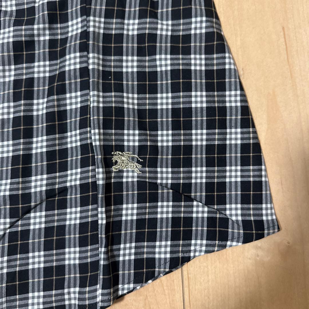 バーバリーブルーレーベル★半袖チェックシャツ 38 新品タグ付き