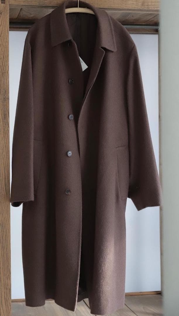 ジャケット・アウター AURALEE23AW BABY CAMEL FLANNEL COAT