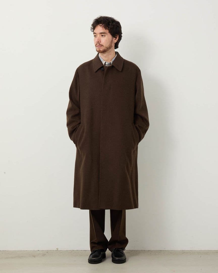 ジャケット・アウター AURALEE23AW BABY CAMEL FLANNEL COAT