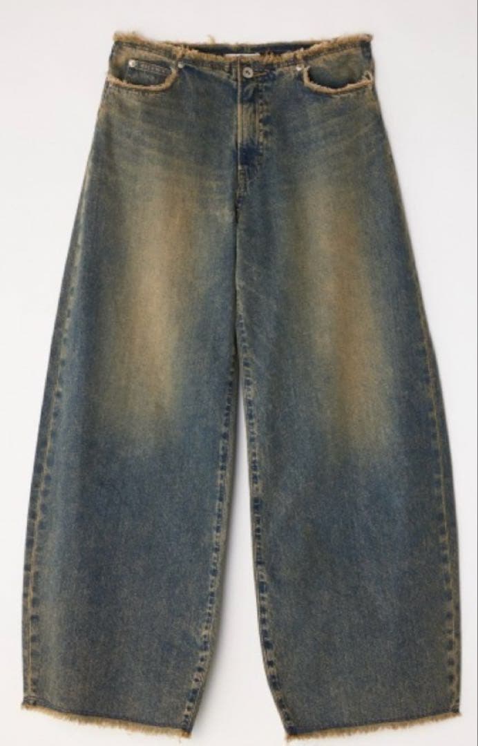 新品　LAGUA GEM CUT OFF LOOSEY ジーンズデニム 24