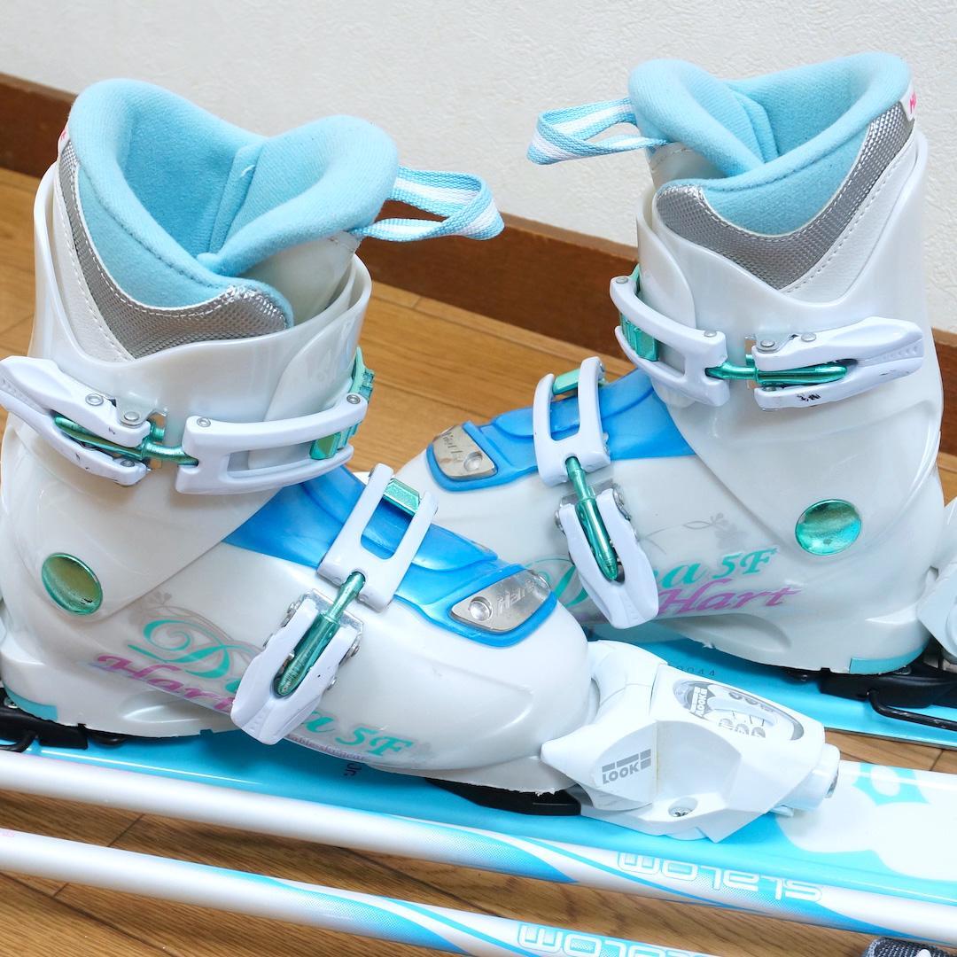 メンテ済 100cm 靴19cm P.PRITY スキーセット