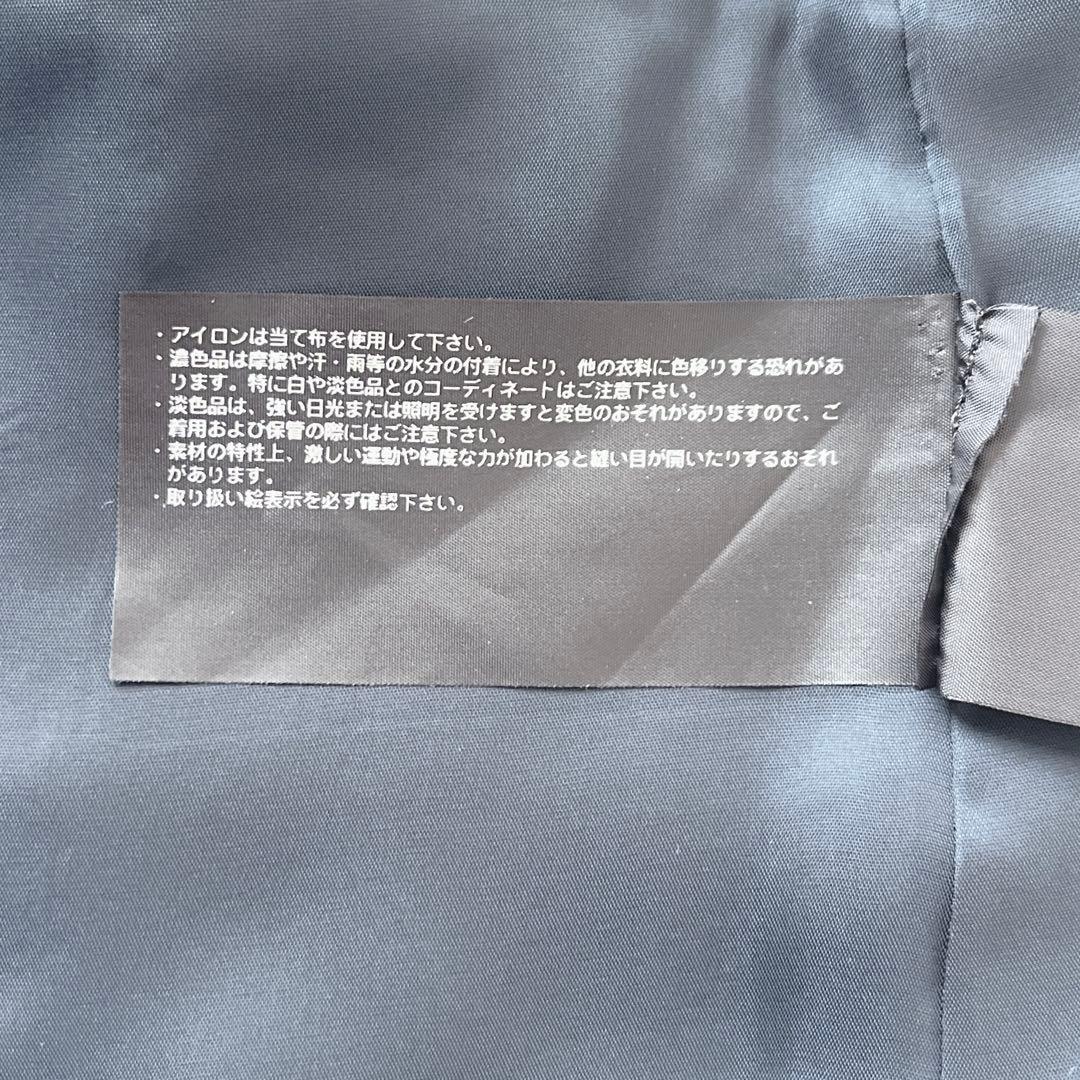 【極美品】セオリー ノーカラーパンツスーツセットアップ ネイビー S タグ付き