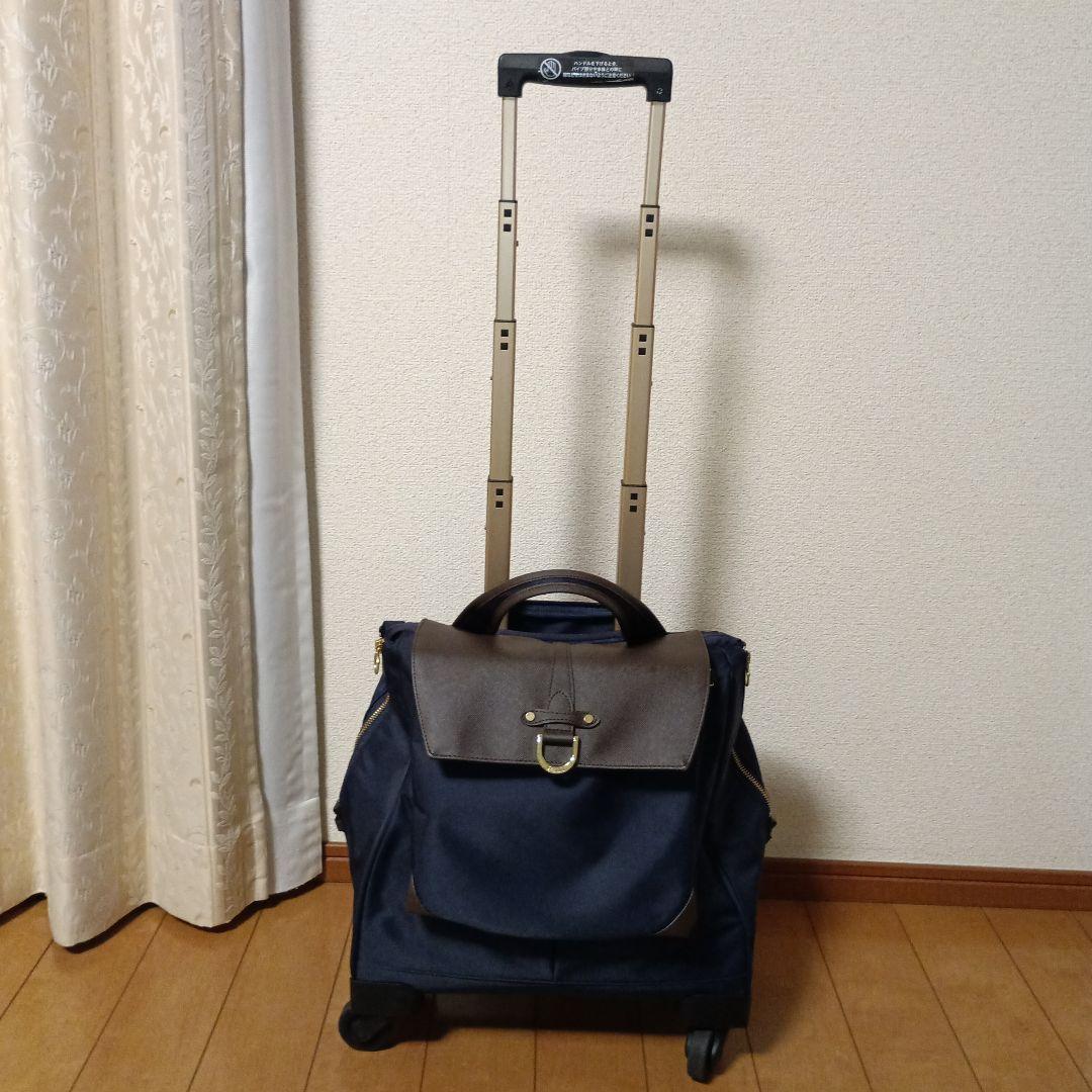 カナナプロジェクト キャリーバッグ ネイビー 軽量 機内持ち込み可 レディース