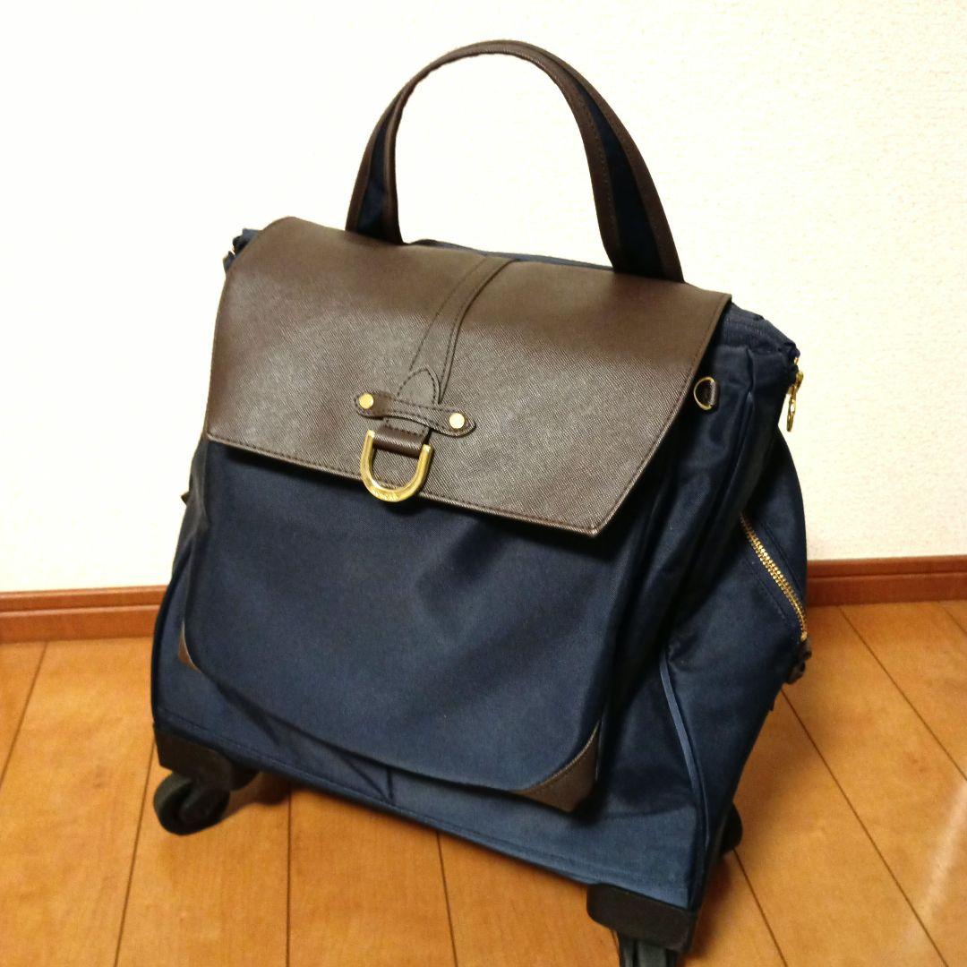 カナナプロジェクト キャリーバッグ ネイビー 軽量 機内持ち込み可 レディース