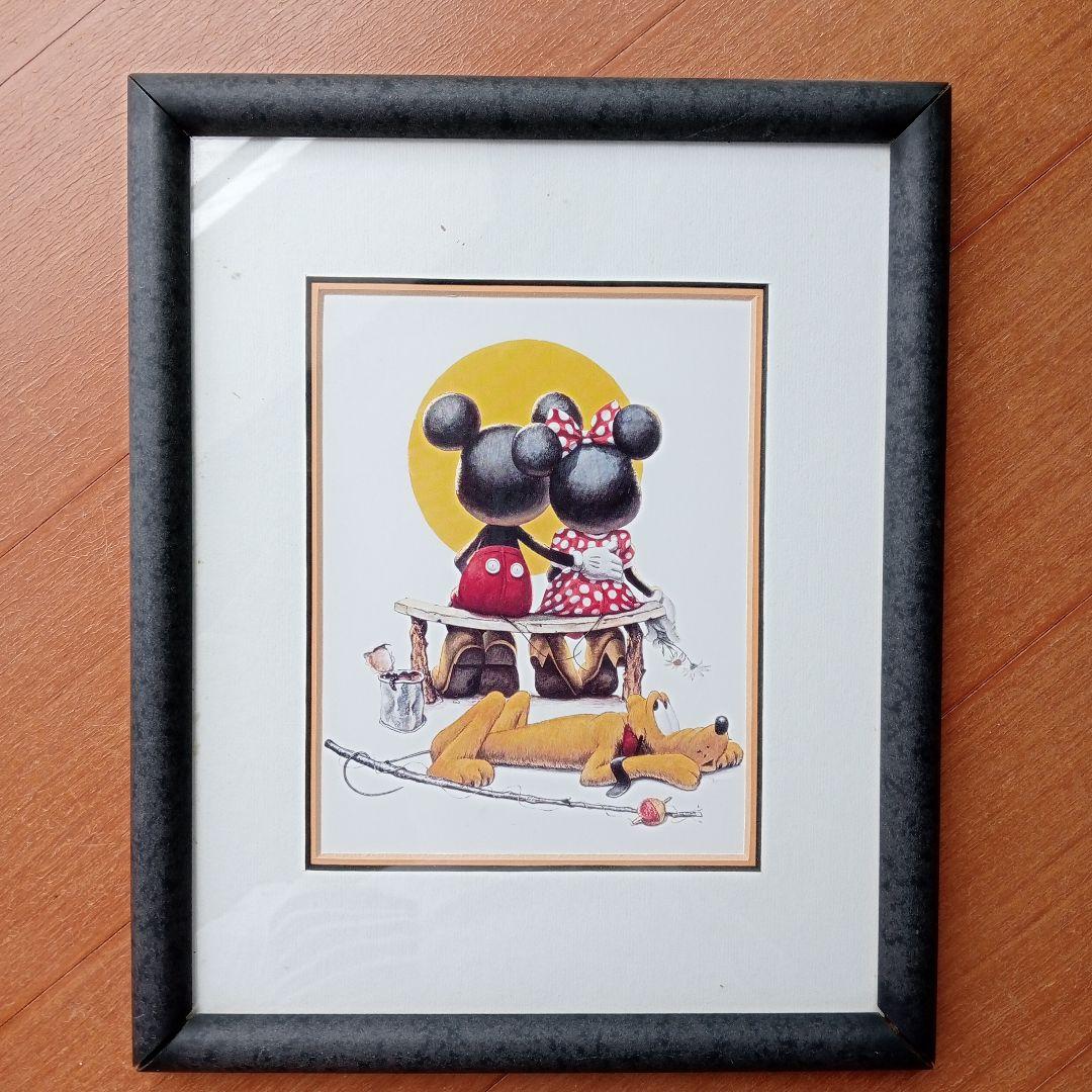 ''Puppy Love''ポストカードの額装