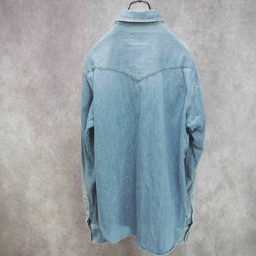 HYSTERIC GLAMOUR｜定番デニムウエスタンシャツ（L）