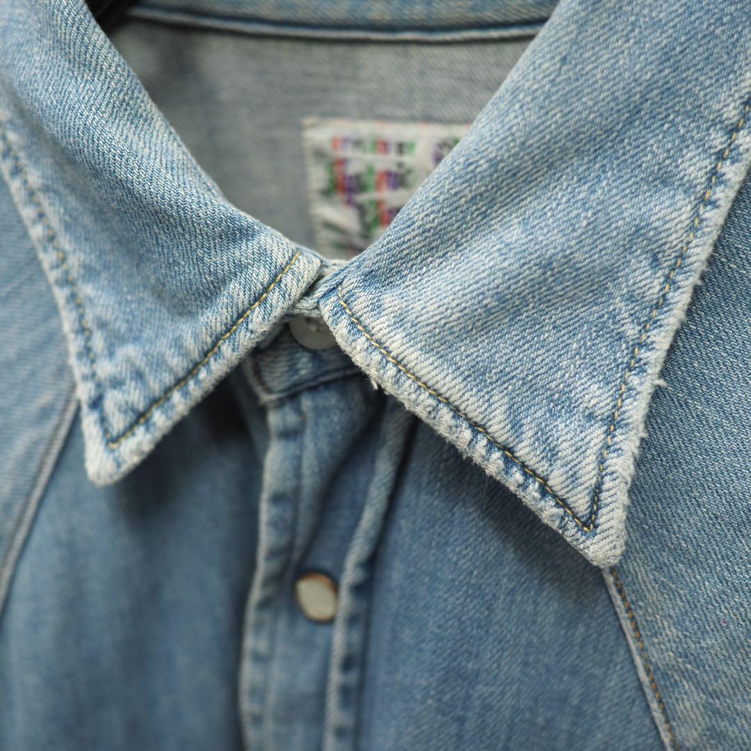 HYSTERIC GLAMOUR｜定番デニムウエスタンシャツ（L）
