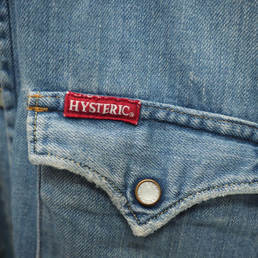 HYSTERIC GLAMOUR｜定番デニムウエスタンシャツ（L）