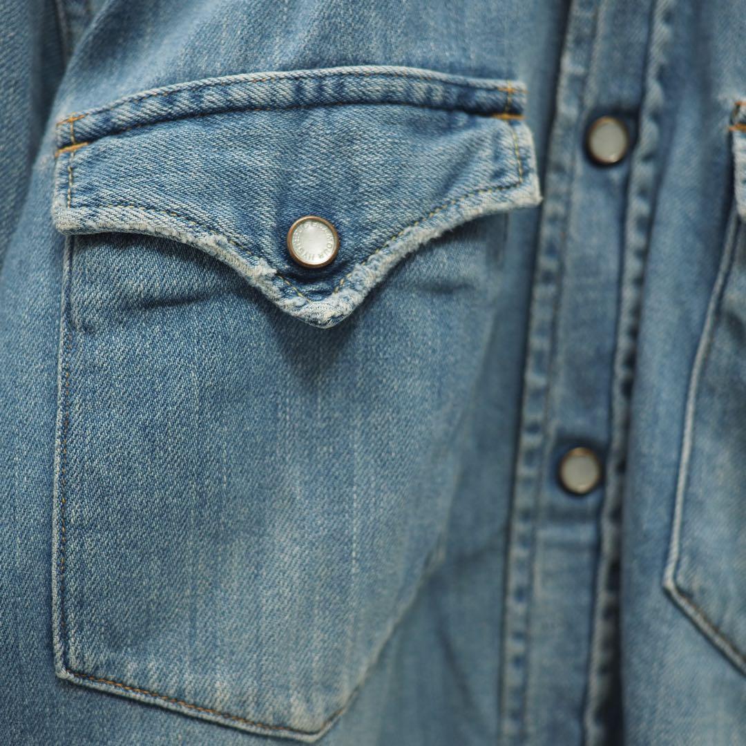 HYSTERIC GLAMOUR｜定番デニムウエスタンシャツ（L）