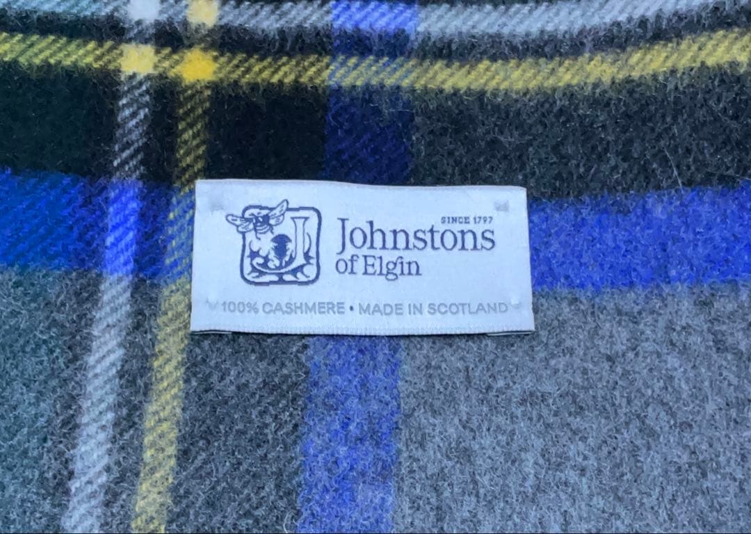 ジョンストンズ 日本別注 カシミヤ100% 大判 ストール グレースチュワート♡