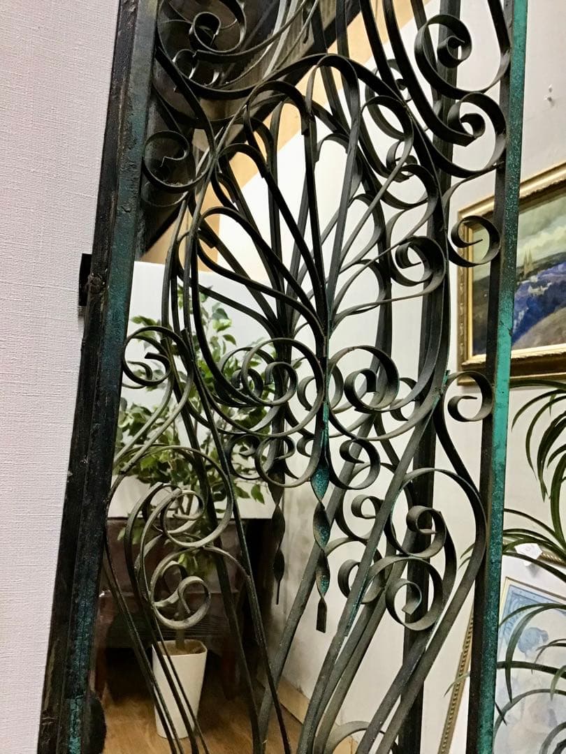 管170☆希少☆英国製☆アンティーク☆鉄製☆ロートアイアン☆ハンドメイド☆壁掛け