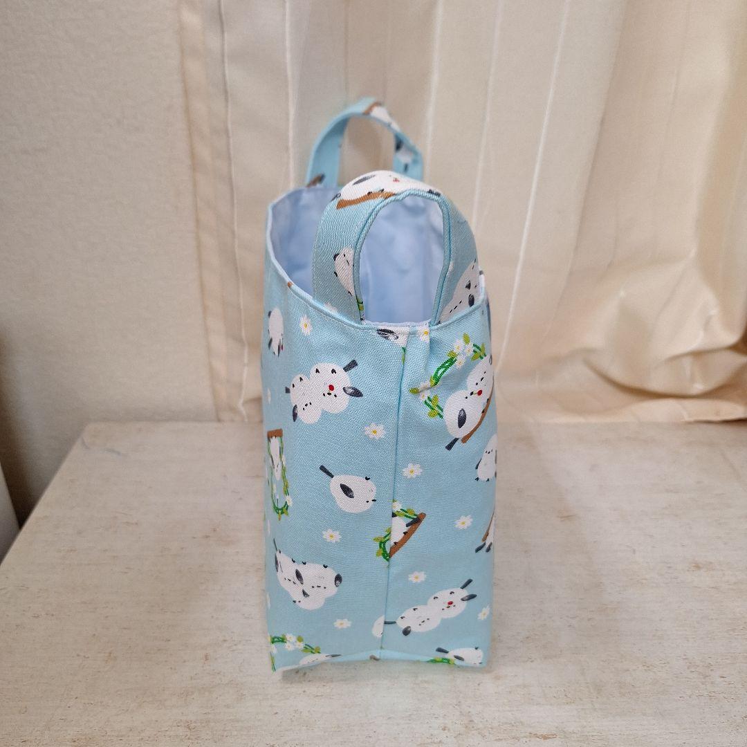 激レアパネル生地　ハンドメイド　布バスケット