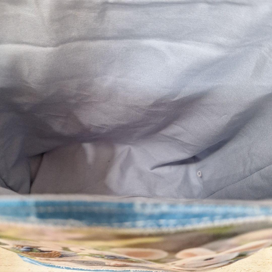 激レアパネル生地　ハンドメイド　布バスケット