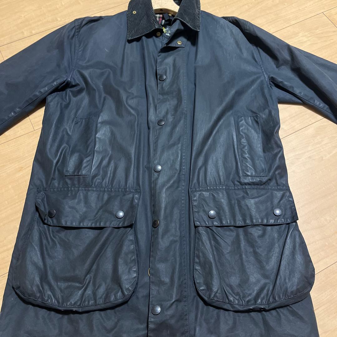 Barbour Border C40 Navy 英国製 ビンテージ ボーダー