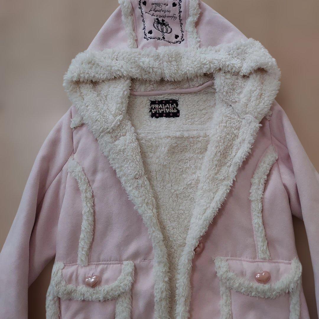 TRALALA フリースフード付きジャケット