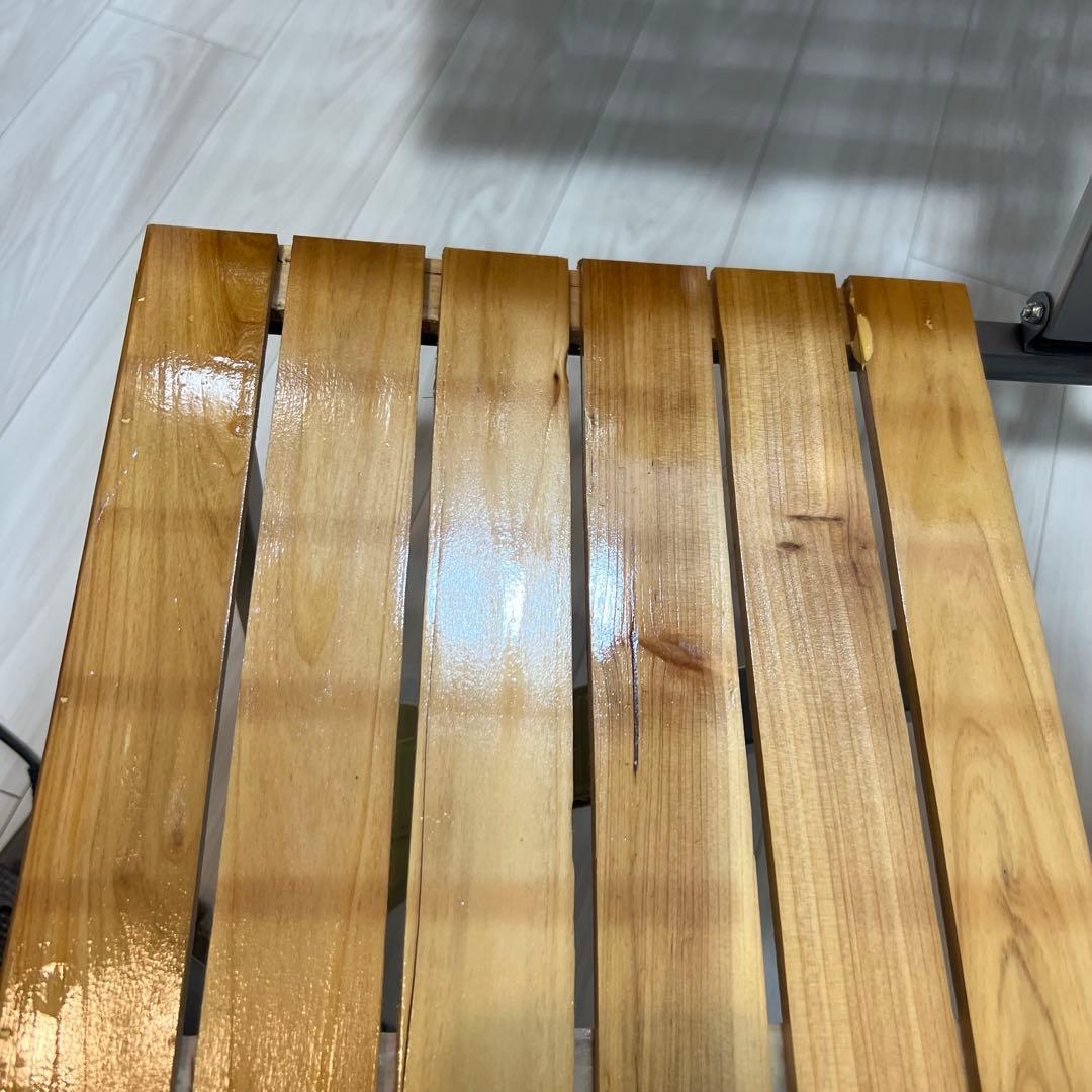 木製 折り畳み ピクニック　テーブルセット 椅子一体型　BBQ アウトドア