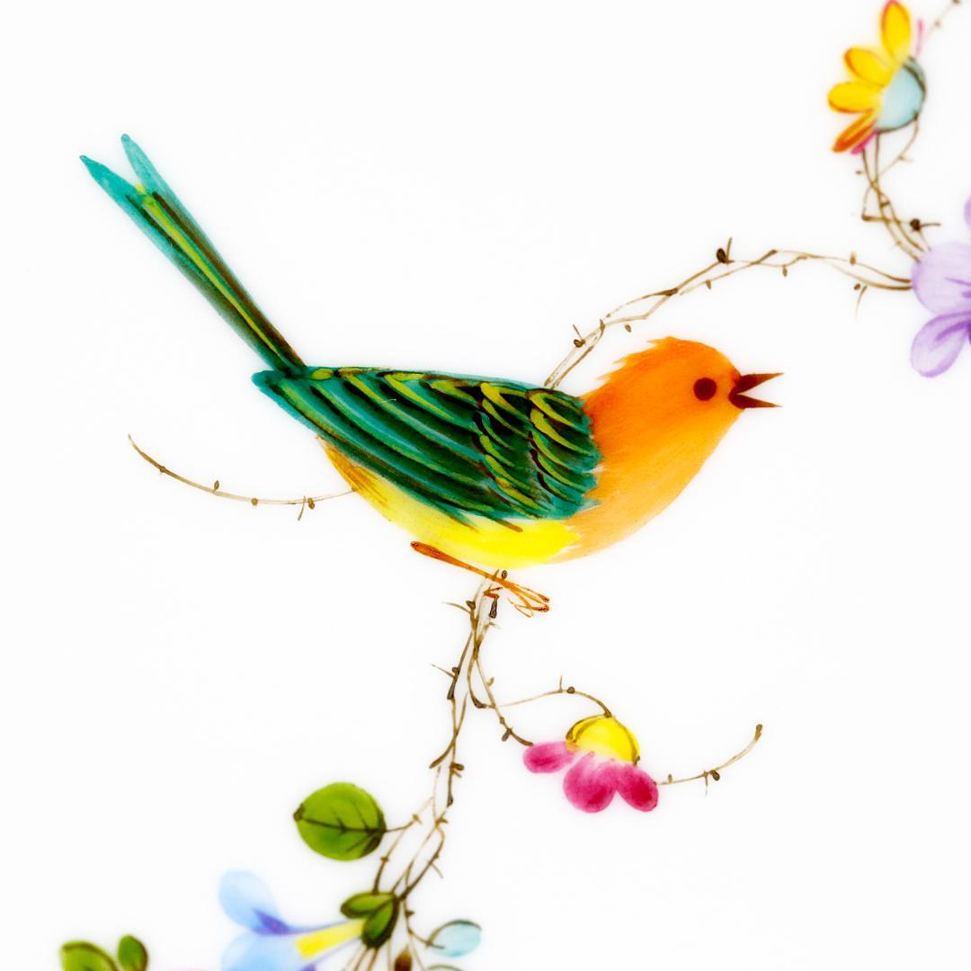 【美品 送料込み】ヘレンド 地中海の庭 透かしプレート オープンワーク ＪＭ