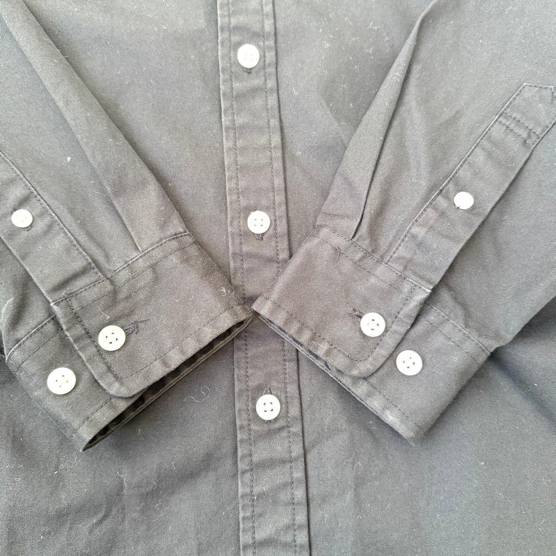 【ウォンビン着用✨】シュプリーム スモールボックスロゴ長袖シャツ 黒 M 美品◎