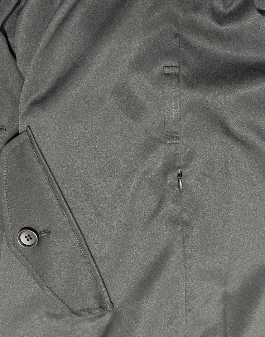 WWS ワークウェアスーツ 洗えるトレンチコート L ブラック 黒 まこなり社長