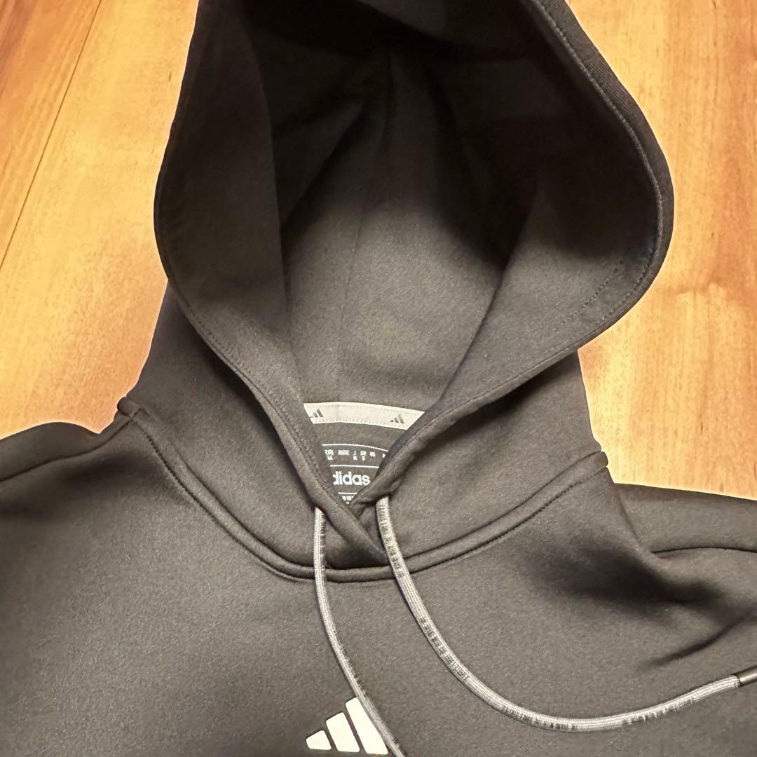 長袖フーディ　ニットスカート　セットアップ　サイズM 秋冬　チェック　パーカー