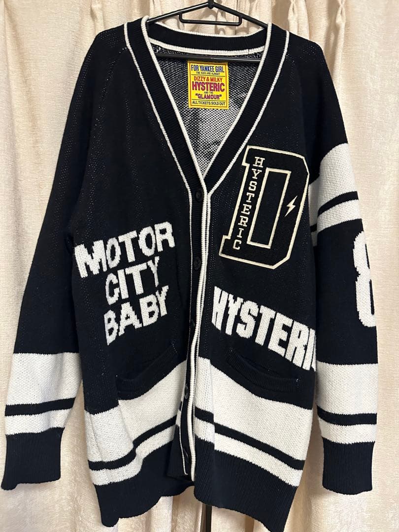HYSTERIC ロゴカーディガン フリー 美品 ヒステリックグラマー