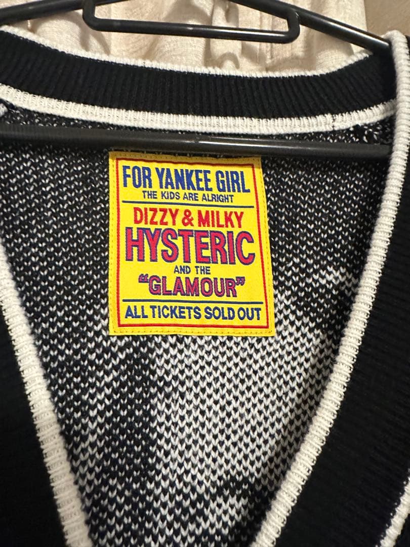 HYSTERIC ロゴカーディガン フリー 美品 ヒステリックグラマー