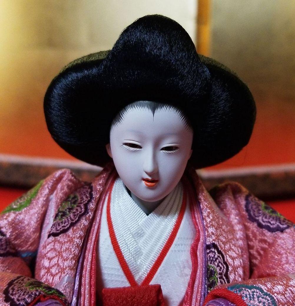 雛人形　三人官女　コンパクト