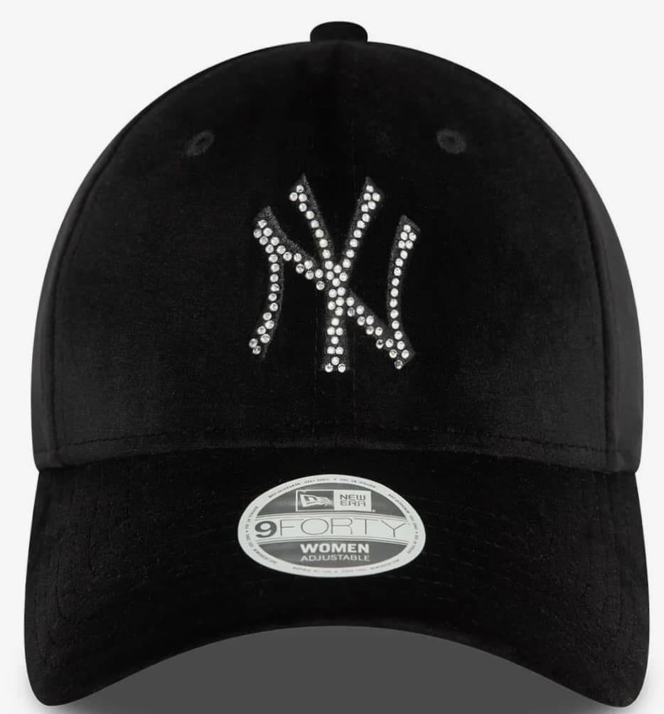 新品☆ベロアxラインストーン☆ニューエラ キャップ NEW ERA 9FORTY