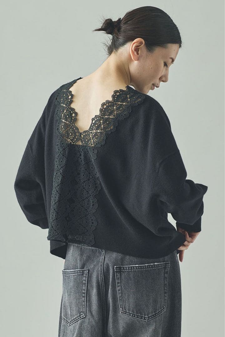 【新品未使用】Curensology カレンソロジー バックレースニット