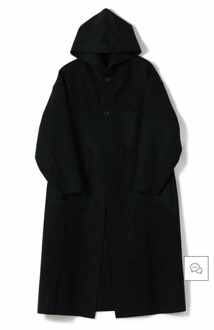 HYKE フーデッドロングコート サイズ2