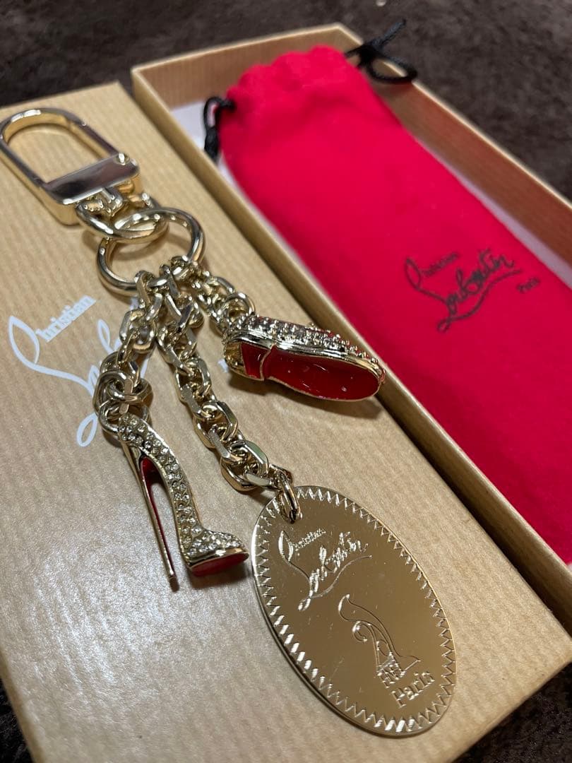 Christian Louboutin キーホルダー ゴールド