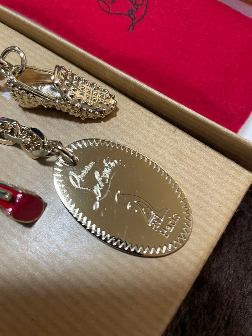 Christian Louboutin キーホルダー ゴールド