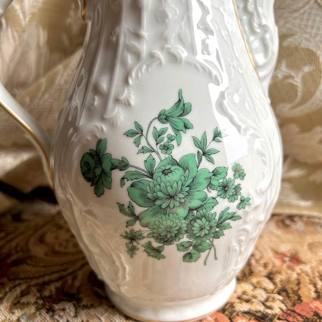 ドイツ製 Rosenthal サンスーシ宮殿の庭園 ― マイセンフラワーグリーン