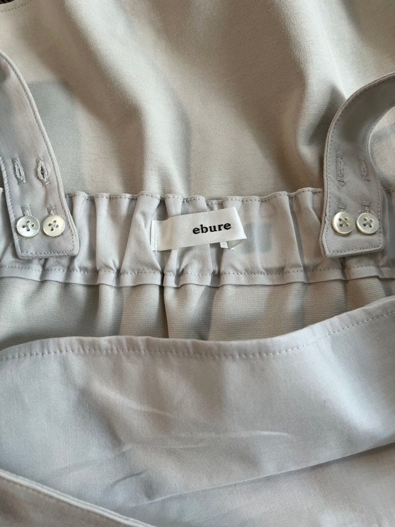 25SS ebure エブール SZハイツイストポンチ ストラップ カットソー