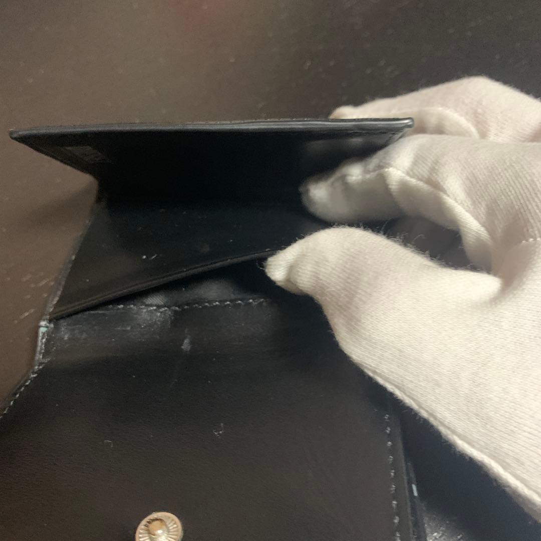 DIESEL ディーゼル　三つ折り財布 黒　箱付き