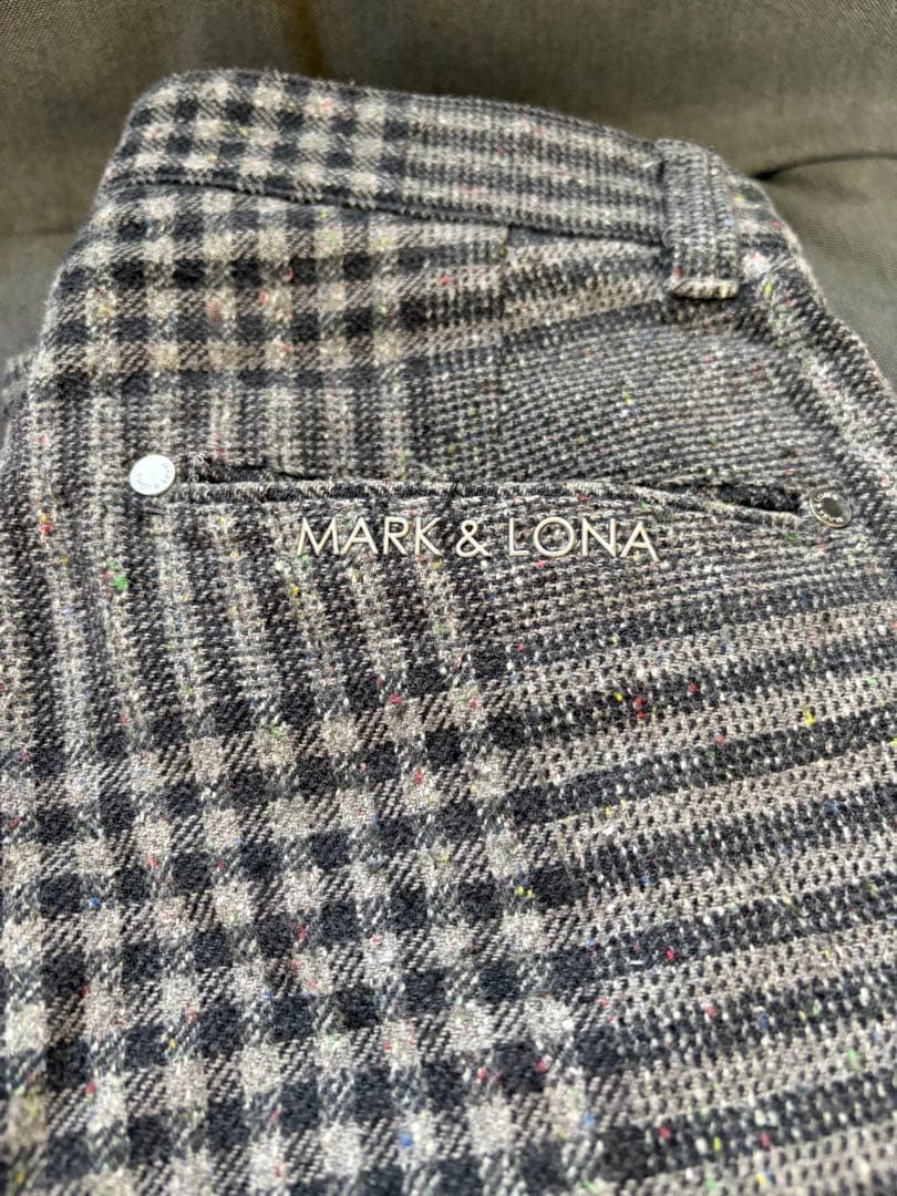 MARK & LONA（マークアンドロナ）パンツ　ズボン　チェック柄　ストレッチ
