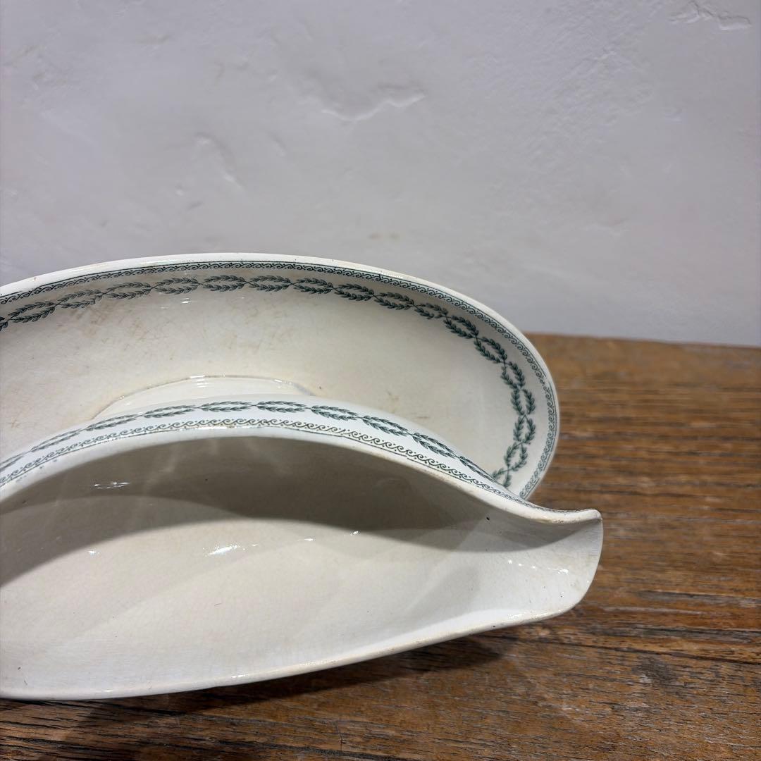 ソーシエール　サルグミンヌサルグミンヌ　ノビリス　月桂樹モチーフ　グリーン