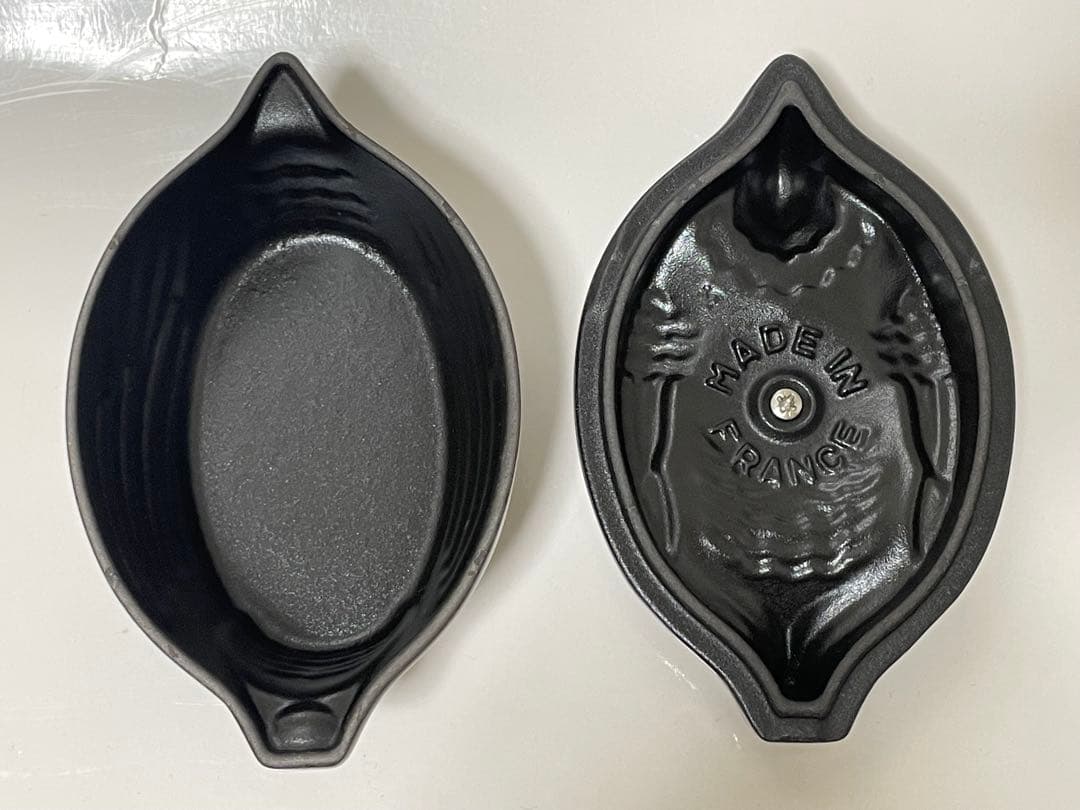 【未使用】ストウブ　スモールチキン　グレー