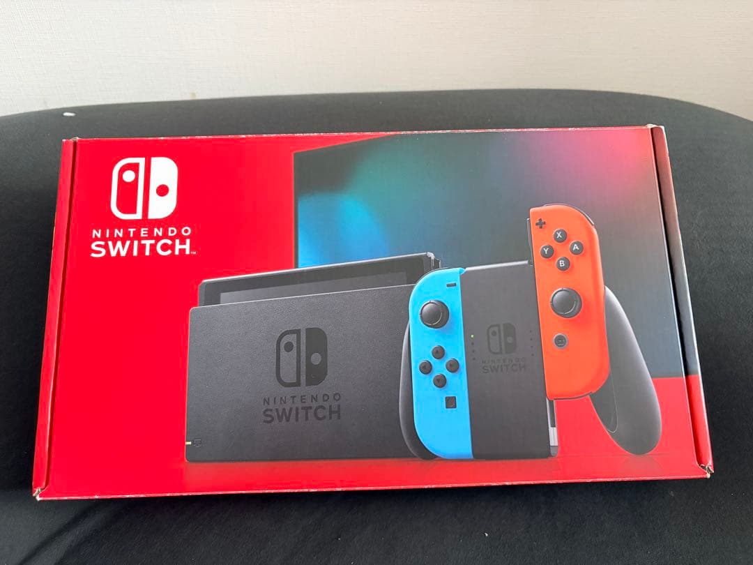 Nintendo Switch 本体 青/赤　オマケでモンハンライズ付き