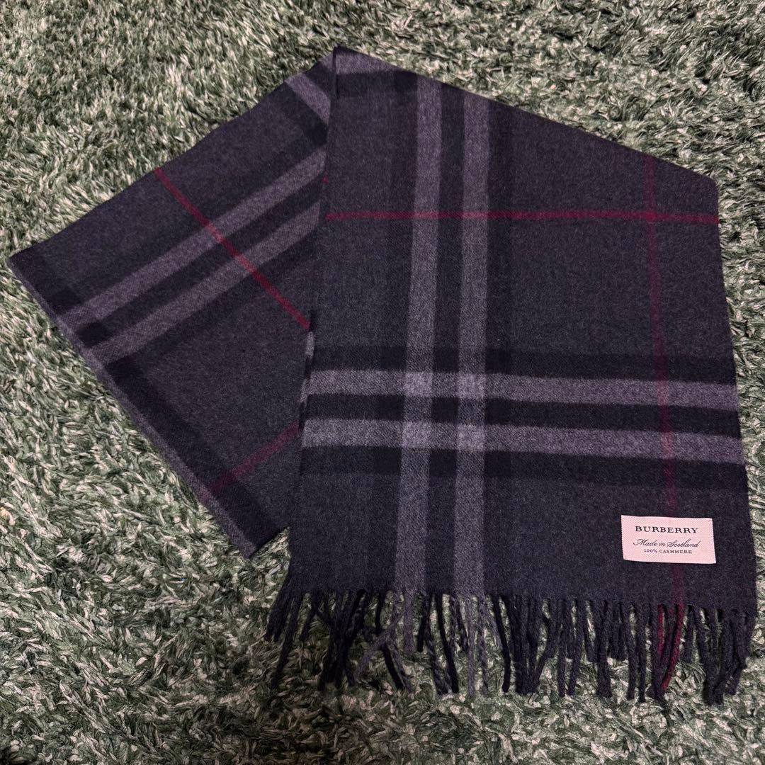 極美品✨️ レア✨️ BURBERRY マフラー カシミヤ ノバチェク 現行品
