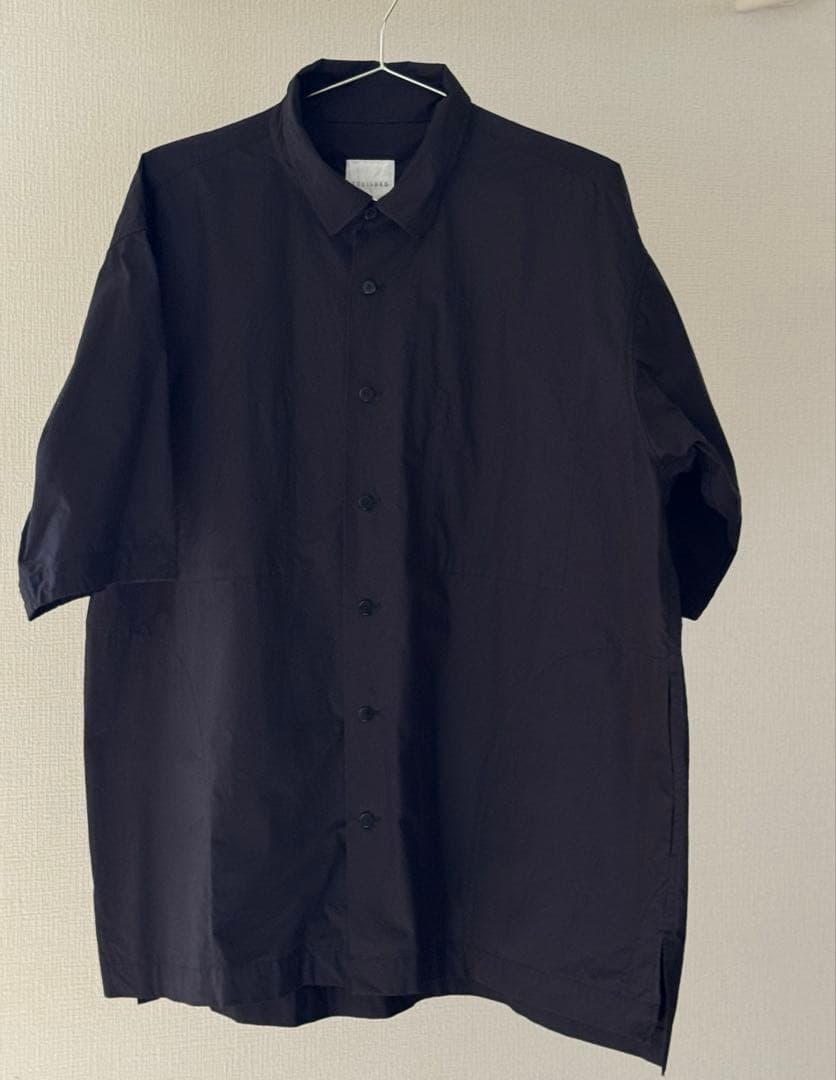 TOUJOURS 黒 ボタンダウンシャツ