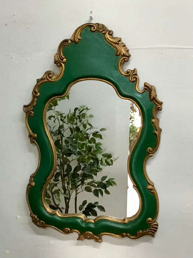 MERU☆管865☆イタリア製☆アンティーク☆壁掛け☆ウォールミラー☆鏡