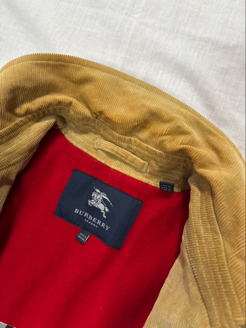 BURBERRY バーバリー　コーデュロイ　ダブルブレストコート　ヴィンテージ
