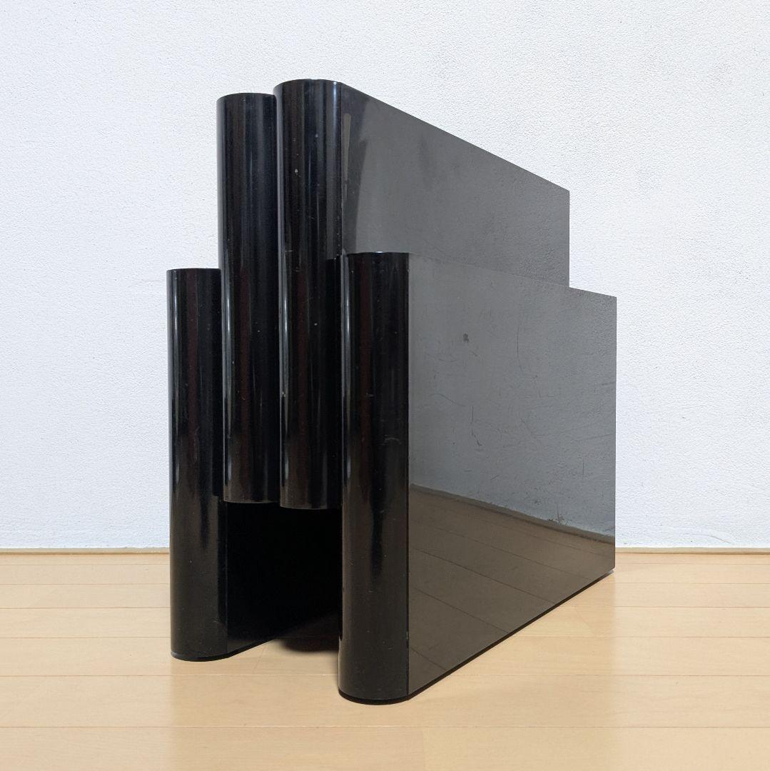 希少 Kartell カルテル ポルタリビステ マガジンラック ブラック 2