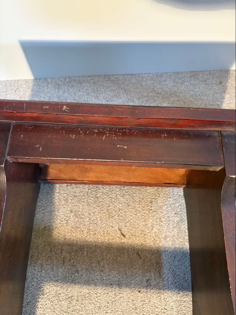 古道具　アンティーク　オルガン椅子　オルガンチェア　作業用スツール　昭和レトロ