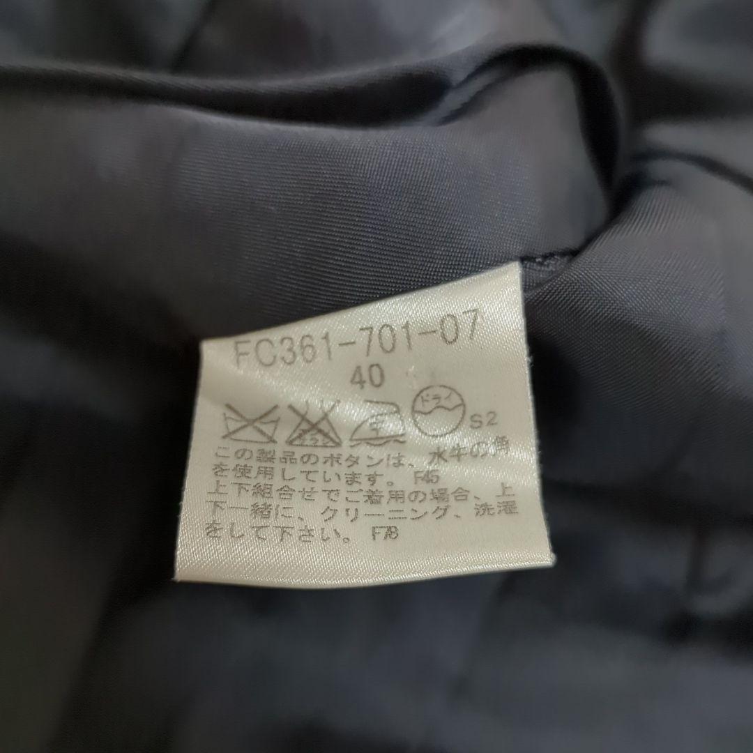 極美品 40 バーバリーロンドン パンツスーツ セットアップ 裏地ホースロゴ